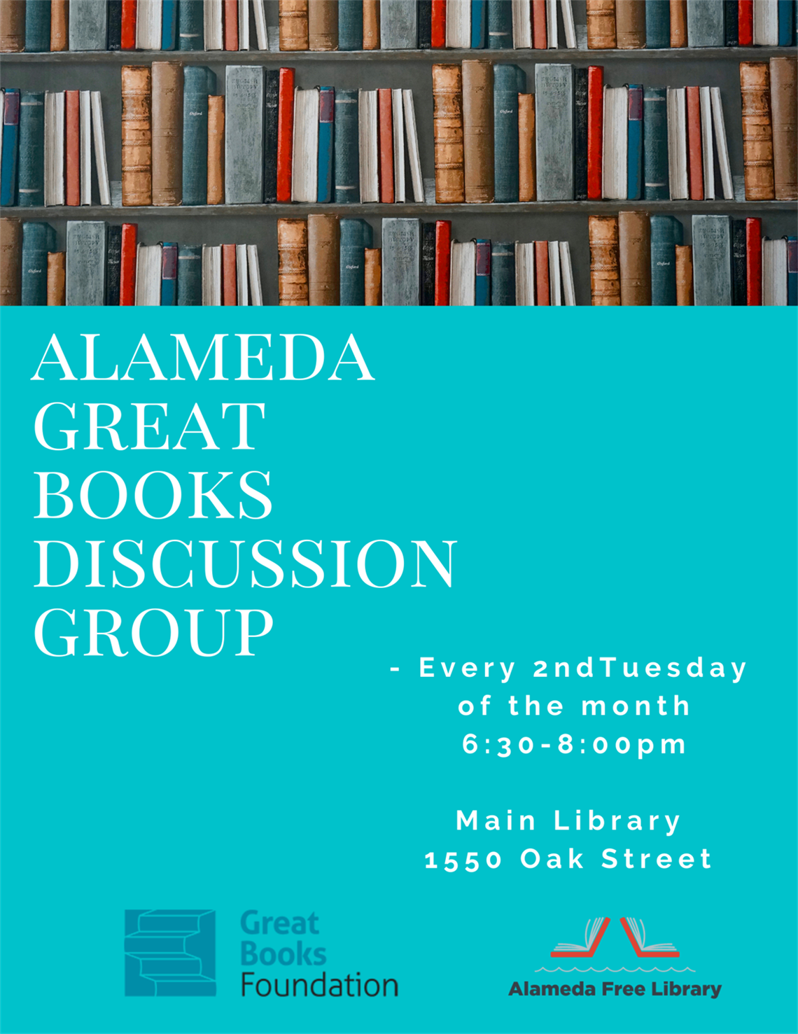 Alameda Great Books Group  Alameda Free Library