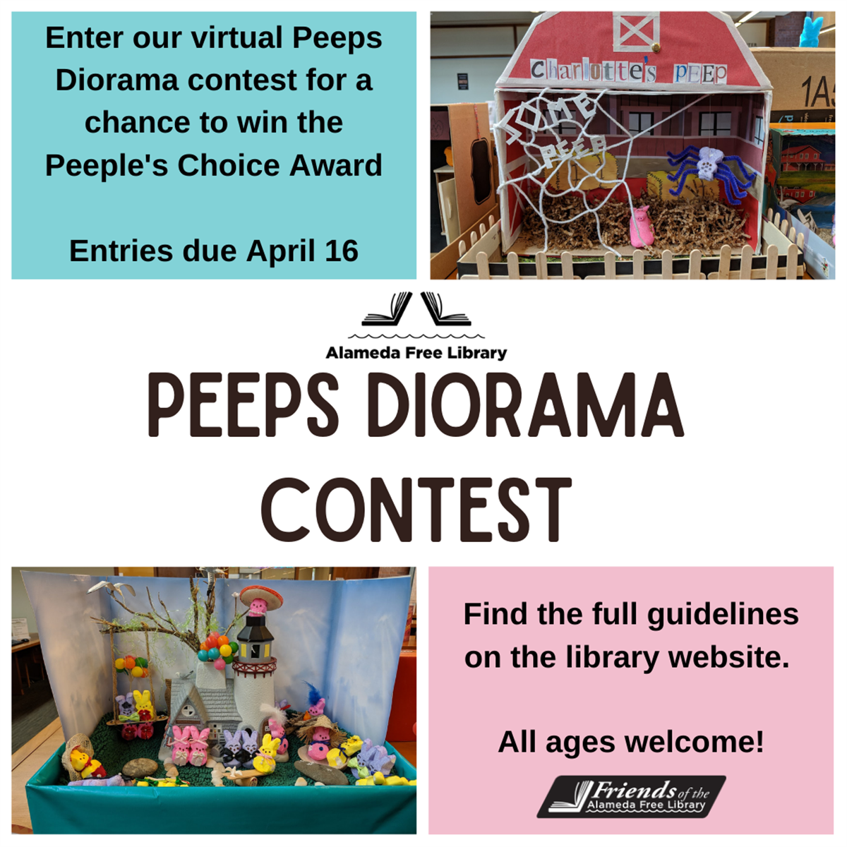 Peeps Diorama Contest Entries  Alameda Free Library