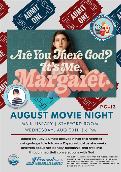 Movie Night Alameda Free Library