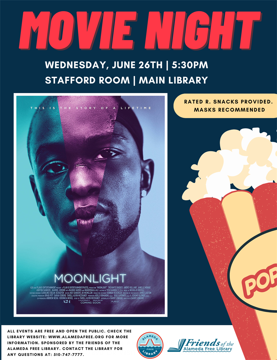 June Movie Night | Alameda Free Library