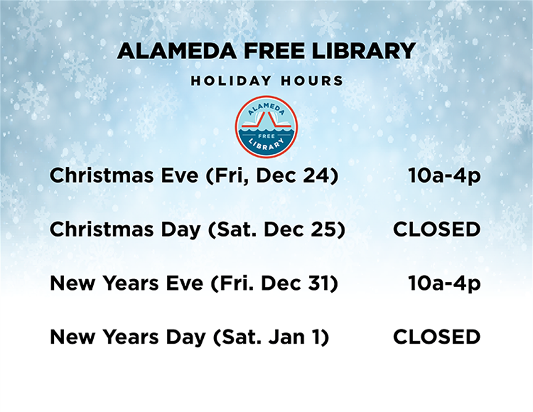 Library Closed New Years Day 2022  Alameda Free Library
