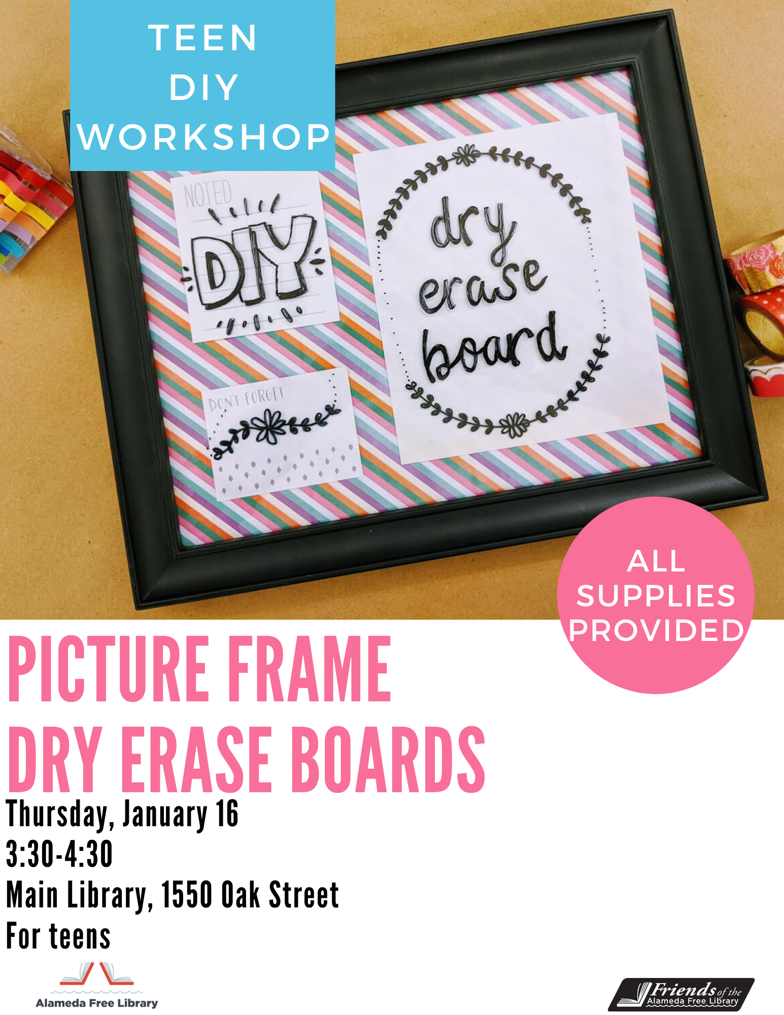 free dry erase board