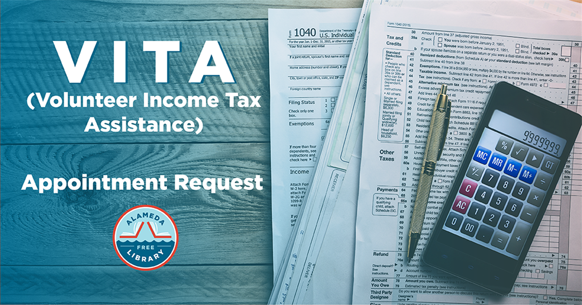 VITA (Volunteer Income Tax Assistance) Preparation | Alameda Free Library