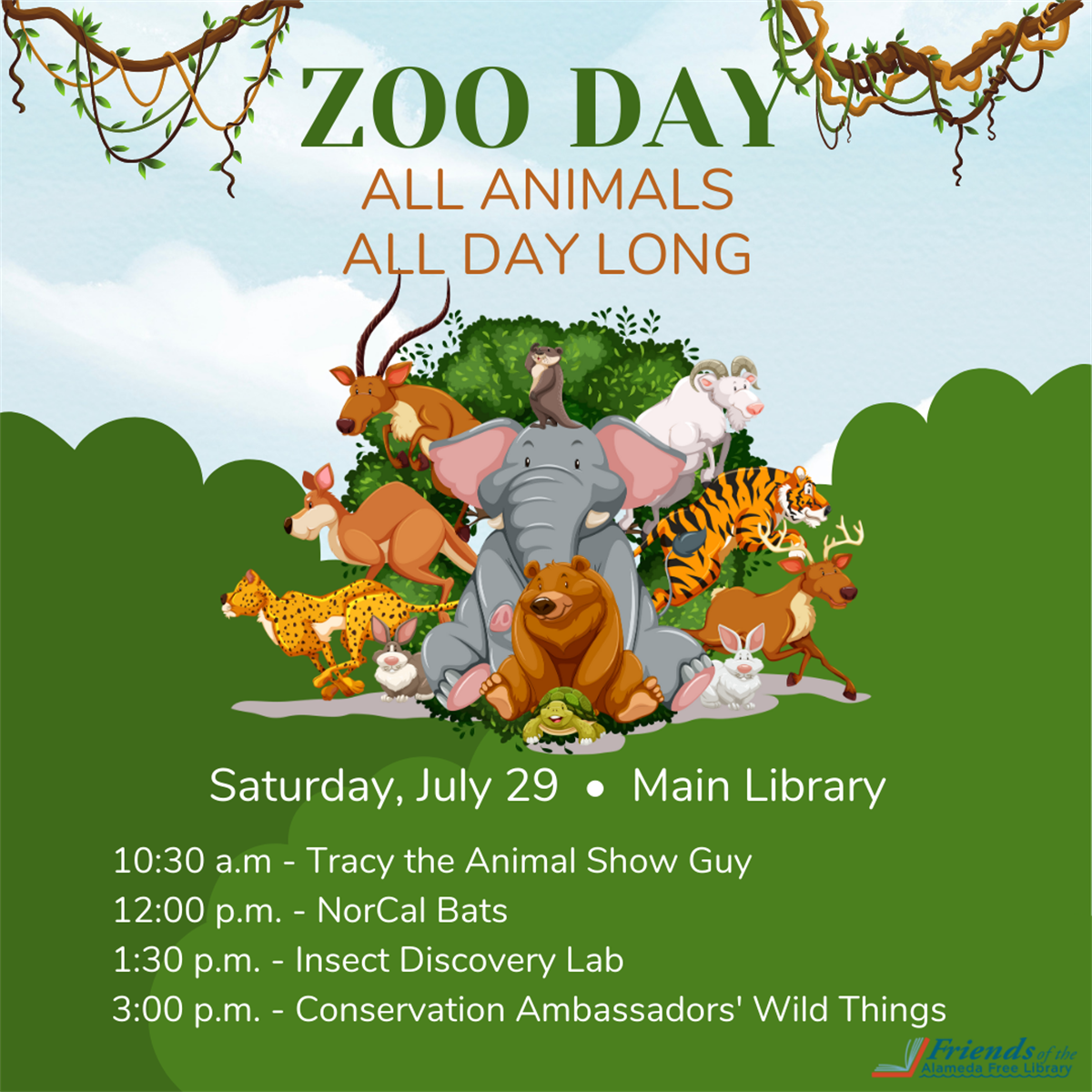 Main Zoo Day Alameda Free Library